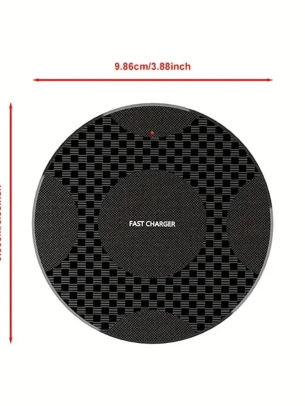 10W Wireless Charger Pad Stand Desktop Ultra-Thin Fast Charging Dock Station